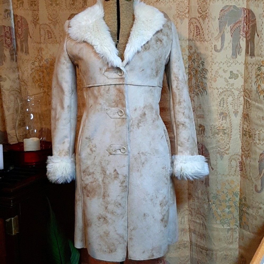 Larry Levine Faux Fur Coat